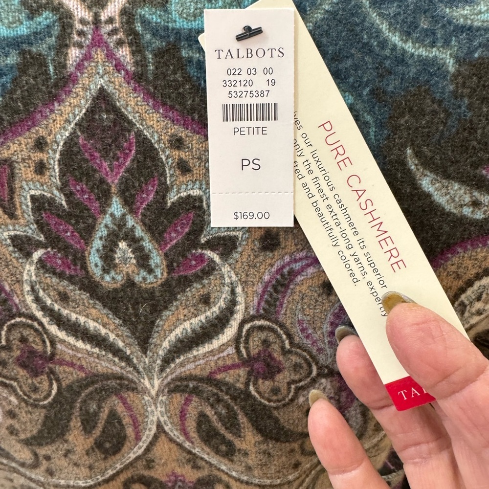 Talbots cashmere sweater, size small petite. - Picture 7 of 14